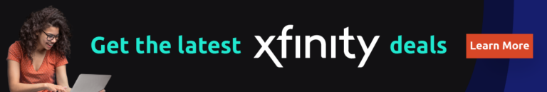 A banner advertising the latest Xfinity Deals